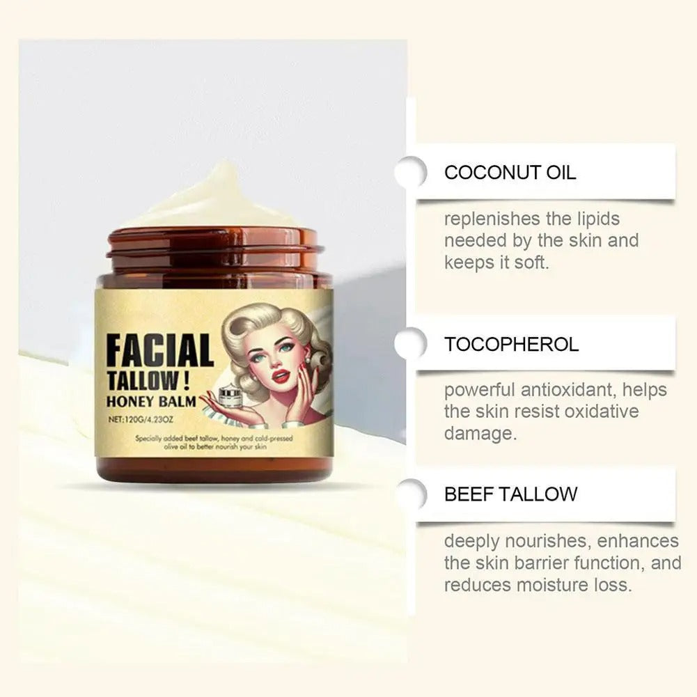 Organic Grass-Fed Tallow & Honey Balm